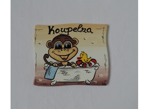 007-Cedulka na dveře-opička
