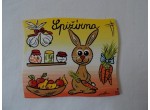 Cedulka na dveře-zajíc