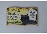 Cedule s popiskem