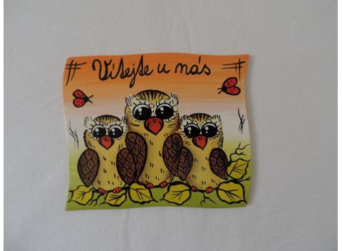 008-Cedulka na dveře-sova