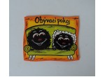 Cedulka na dveře-obývák-pavouček